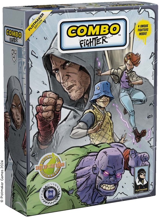 Combo Fighter Plotmaker Edition Pack 4 - Arcade Actie Kaartspel - Uitbreiding voor Combo Fighter - Snel Strategisch Vechten - Engels