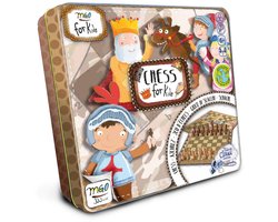 SnelShoppen - My First Games Schaken voor Kinderen | Educatief Bordspel met Houten Stukken | Perfect voor Gezinnen, Kinderen, en Feesten | Plastic Vri