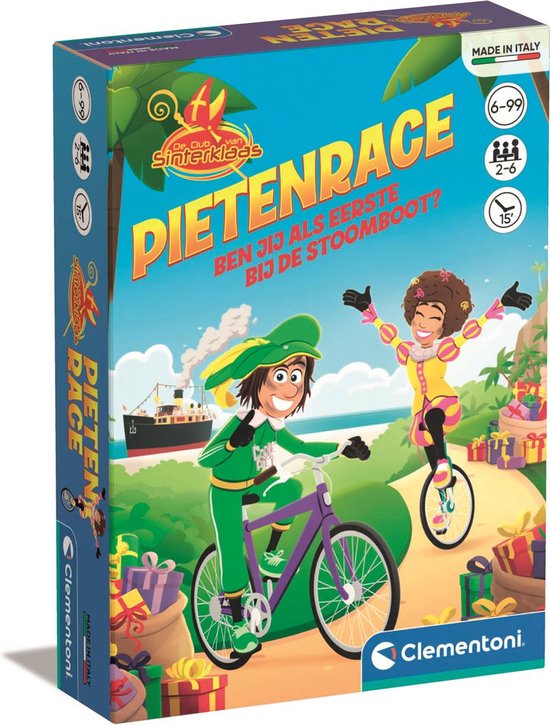 Clementoni De Club van Sinterklaas - Bordspellen voor kinderen - Ganzenbord – Familiespel - Vanaf 6 jaar