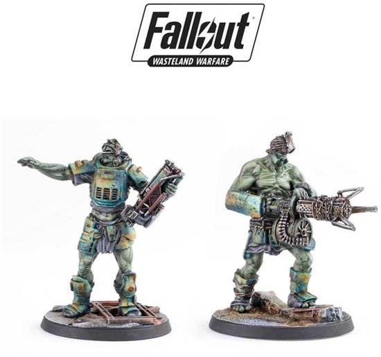 Fallout: Wasteland Warfare - Super Mutants: Overlord and Fist - Uitbreiding - Modiphius Entertainment - Ongeschilderd