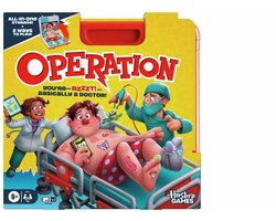 Hasbro Operation spel - Elektronisch bordspel voor kinderen (Engelstalig).
