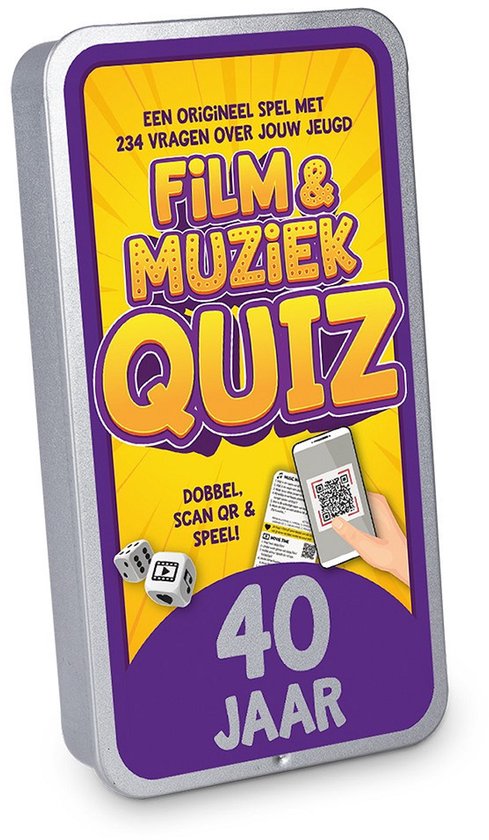 Spel - Film & muziek quiz - 40 jaar