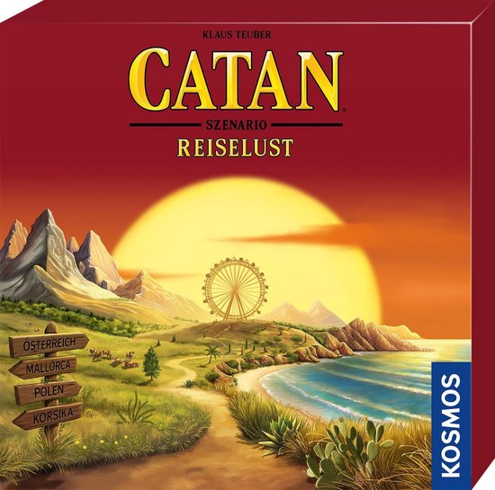 Catan Scenario Reislust - Ontdek Europa met Dubbelzijdige Speelplannen