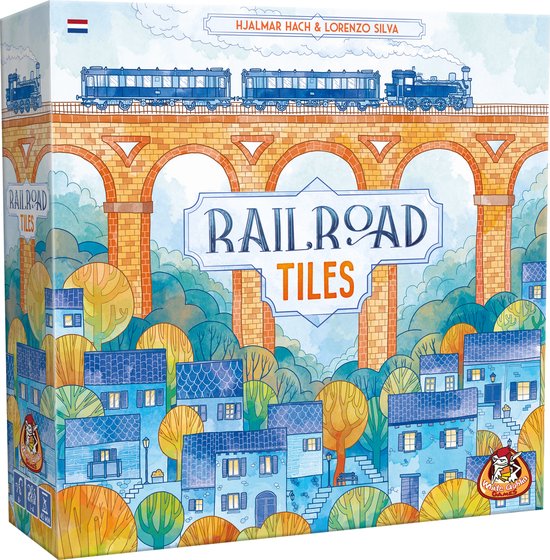 White Goblin Games - Railroad Tiles - familiespel - 1 tot 4 spelers - 45 minuten - Vanaf 8 jaar - Voor fans van Railroad Ink