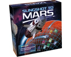 Tactic Slingshot to Mars – Bordspel – Behendigheid en Strategie – Ruimtevaart en Mijnbouw – Familiespel – 2 tot 4 Spelers – Vanaf 8 Jaar