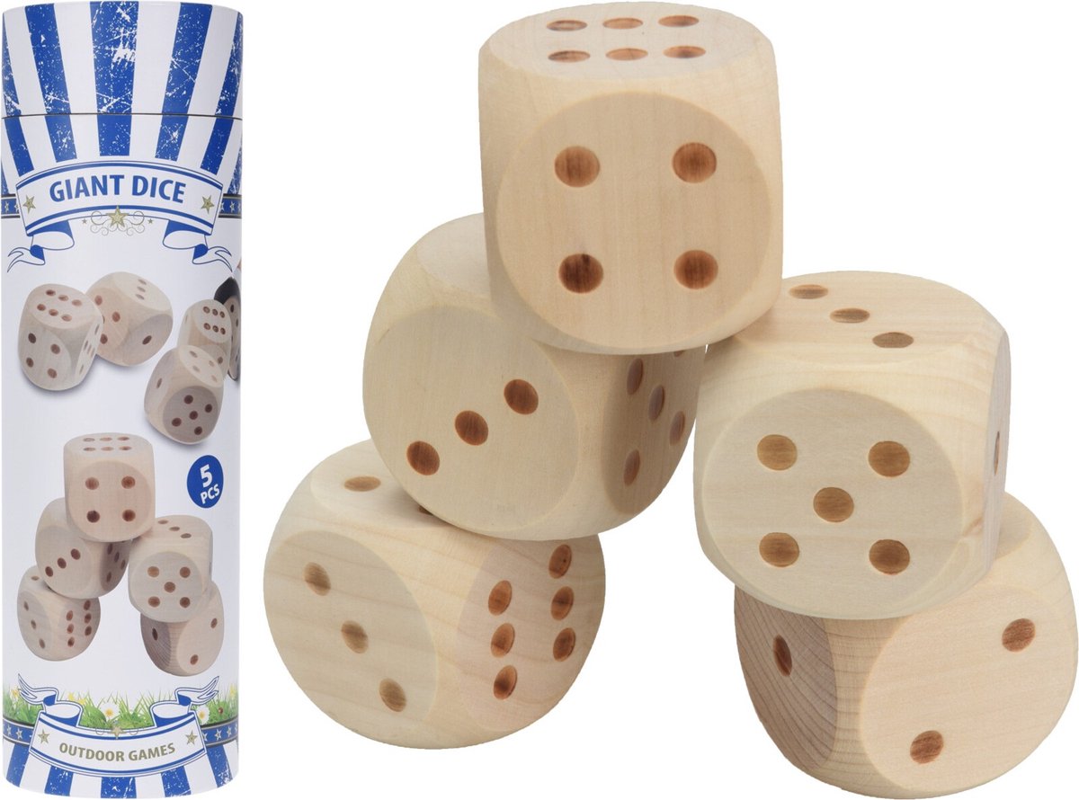 Yahtzee Hout - spelletjes voor kinderen - Houten speelgoed - houten speelgoed 3 jaar