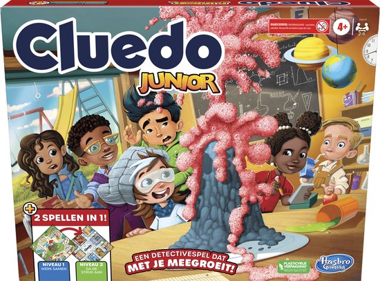 Cluedo Junior - Bordspel - Hasbro Gaming Classic - Gezelschapsspel