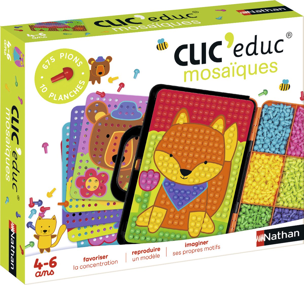 Bordspel Nathan Clic'Educ - Mosaiques (FR)