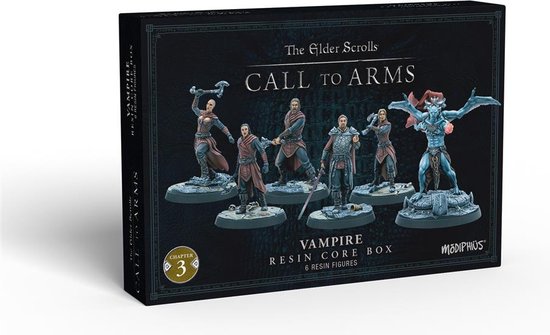 The Elder Scrolls: Call To Arms - Vampire Core Set - Miniature Game - Ongeschilderd