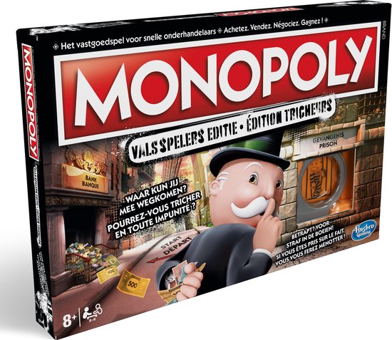 Monopoly Valsspelers Editie - Belgische Editie - Bordspel - Gezelschapsspel