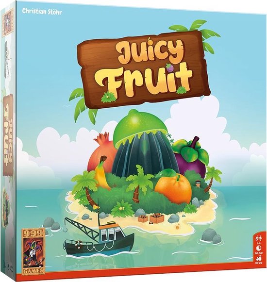 999 Games - Juicy Fruit - Bordspel - Oogst fruit, investeer in bedrijven en creëer je mini-imperium - verschillende solovarianten