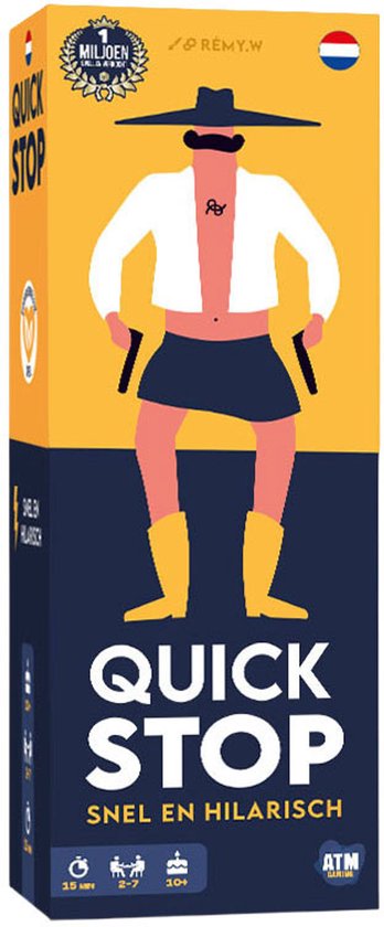 Quickstop - Asmodee - Nederlandstalig kaartspel - Party- en familiespel - Vanaf 10 jaar
