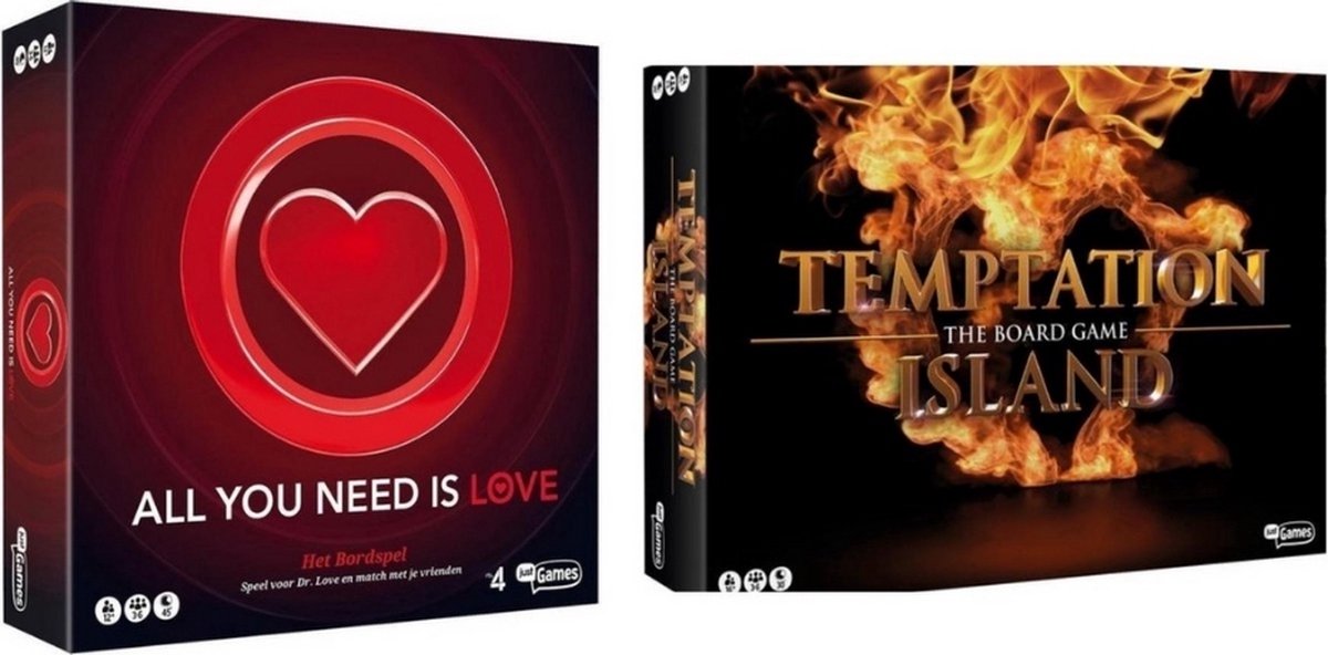 Spellenbundel - 2 Stuks - All You Need Is Love Bordspel & Temptation Island