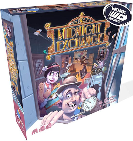 Blue Orange Games – Midnight Exchange – Steel, ruil & verzamel – Snel familiespel met veel interactie & gelijktijdig spelen – 2-4 Spelers – Vanaf 8 jaar