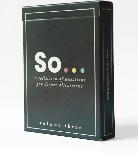 So Cards: A Collection of Questions for Deeper Discussions (Volume Three)
