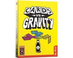 999 Games - Cards vs Gravity - Partyspel - Gebruik een willekeurige fles als speelbord - Ook geschikt voor grotere groepen - Gezelschapsspel - Actiespel - Klein cadeautje