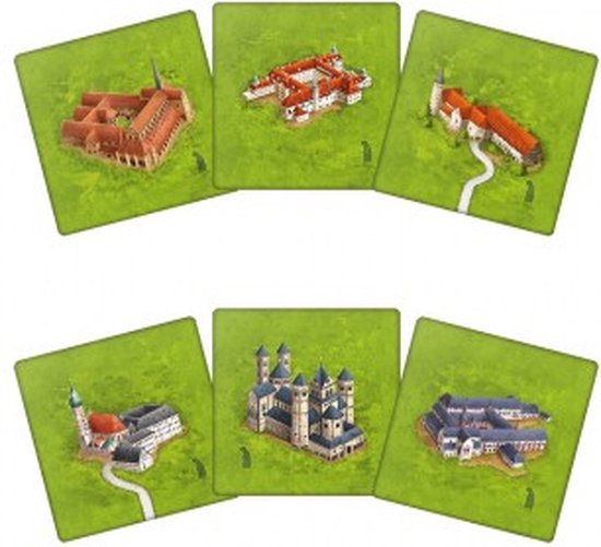 Carcassonne Mini Uitbreiding De Kloosters in Duitsland 3.0 - 999 Games