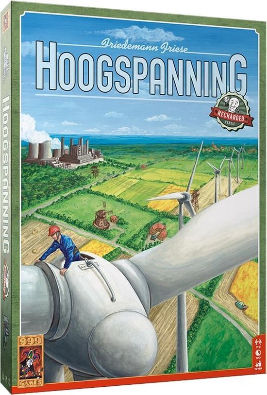 999 Games - Hoogspanning - logistiek en commercieel Bordspel - ook voor 2 spelers