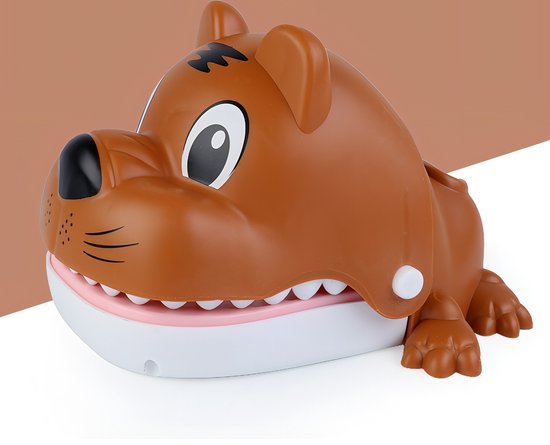 Hond met Kiespijn - Bulldog - Spel Bijtende Drankspel Krokodil