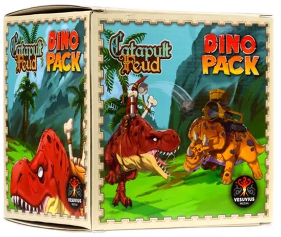 Catapult Feud: Dino Pack Expansion - Uitbreiding - Bordspel - Engels