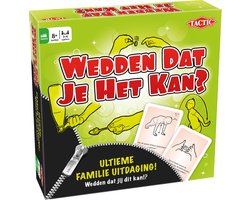 Tactic Wedden Dat Je Het Kan? – Bordspel – Familiespel – Partyspel – 3-6 Spelers – Vanaf 8 jaar