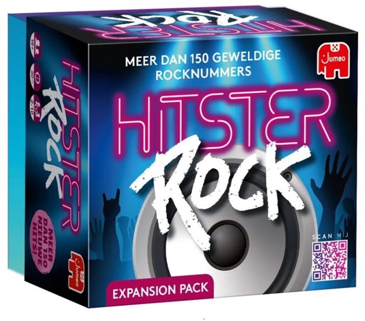 Jumbo - Hitster – Rock - Uitbreidingsset - Partyspel - Actiespel - Muziekspel voor volwassenen - 16+ jaar