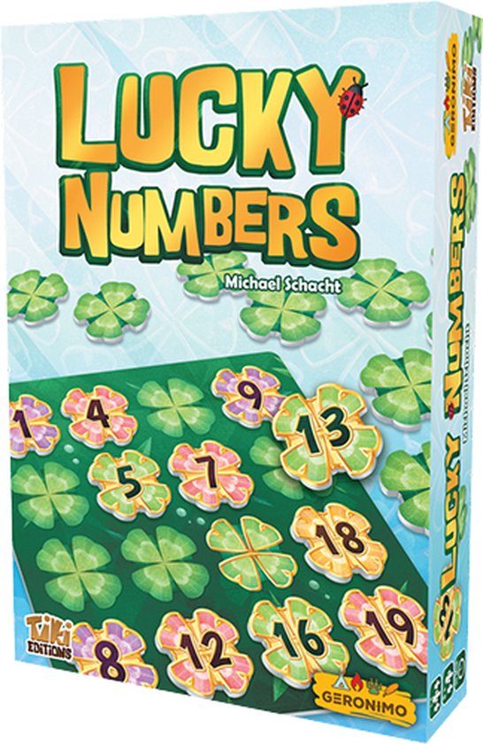 Lucky Numbers - Geronimo Games - familiespel - Vanaf 8 jaar oud - van 2 tot 4 spelers