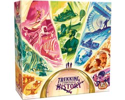 White Goblin Games - Trekking through History - familiespel - 2 tot 4 spelers - 30 minuten - Vanaf 10 jaar - Maak een reis door de tijd
