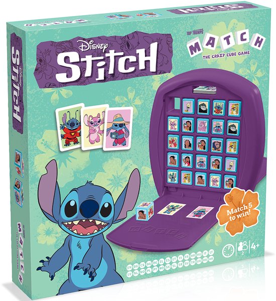 Winning Moves Top Trumps Match The Craze Cube Game - Bordspel - Lilo & Stitch New Version
