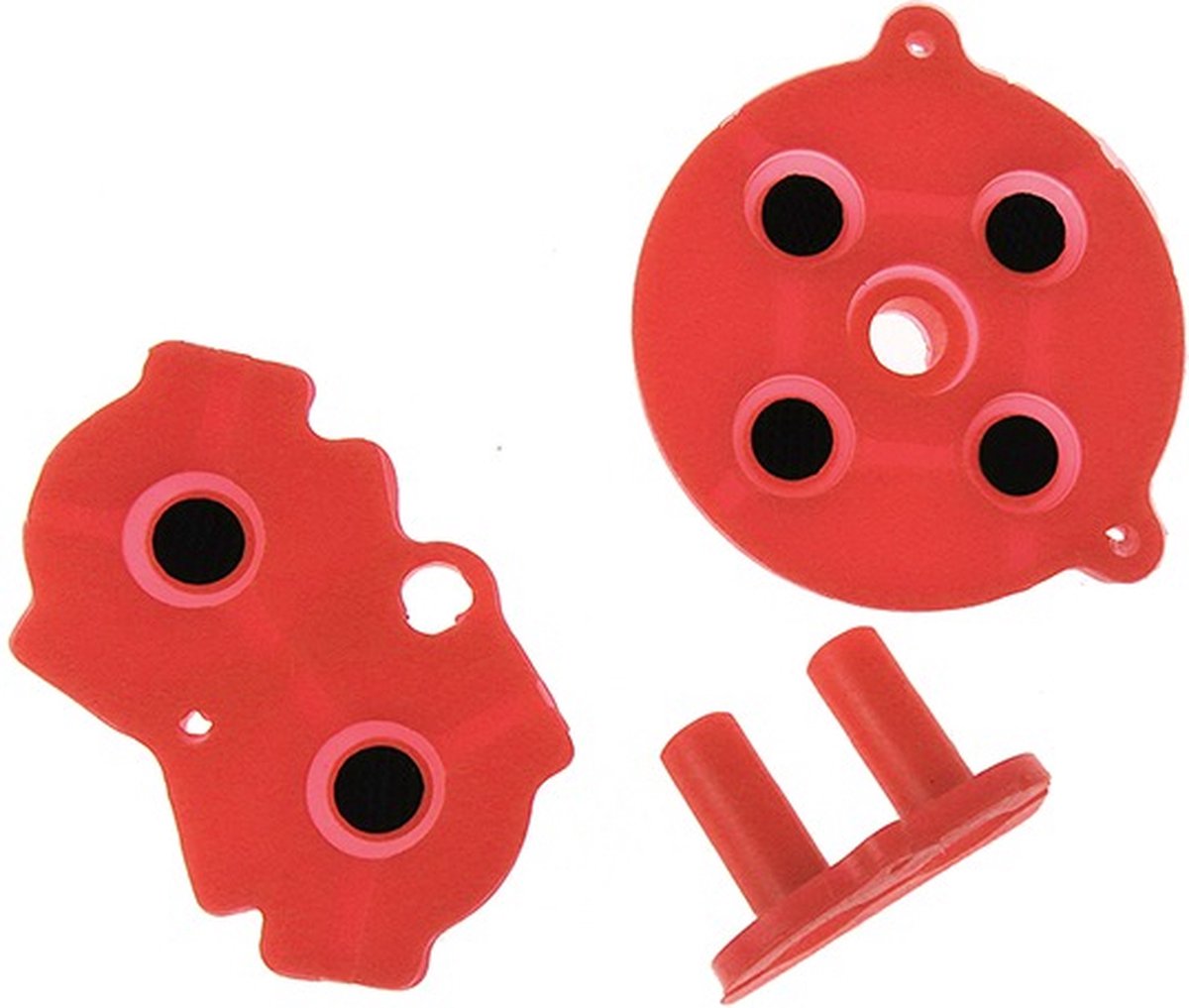 Rood Geleidende Pad Knop Knoppen Rubber Pads geschikt voor GBA Game Boy Advance