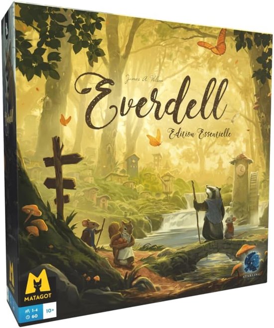 SnelShoppen - Bordspel Everdell - Essentiële Editie - Franse Versie - Strategie Spel voor Volwassenen en Kinderen - Creativiteit en Samenwerking - Gez