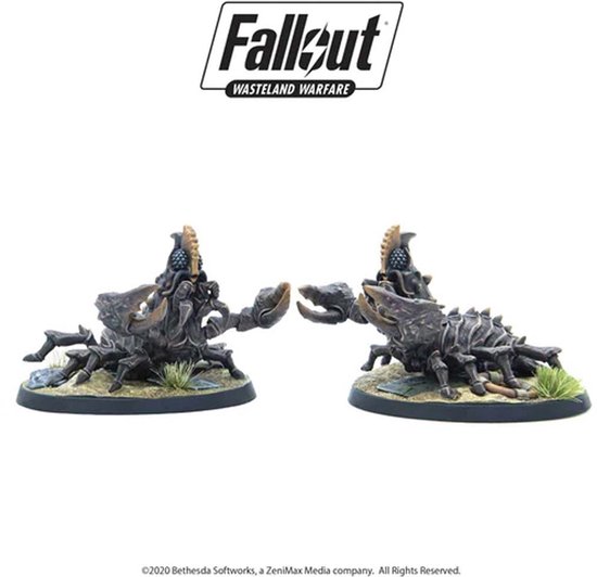 Fallout: Wasteland Warfare - Creatures: Mirelurk Hunters - Uitbreiding - Modiphius Entertainment - Ongeschilderd