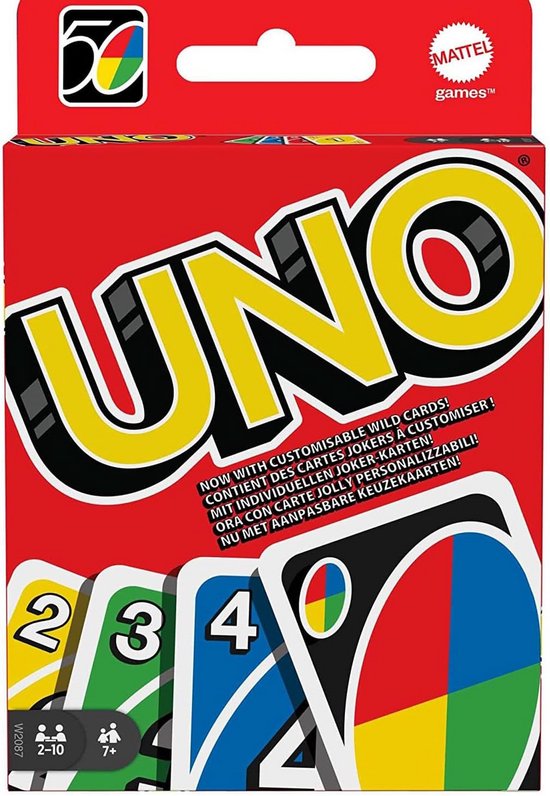 Kaart — het populaire kaartspel voor jong en oud — UNO spel