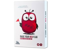 Raise Your Red Flag Original | Partyspel | Kaartspel voor Vrienden en Groepen | Engelse Versie | 2–20+ Spelers