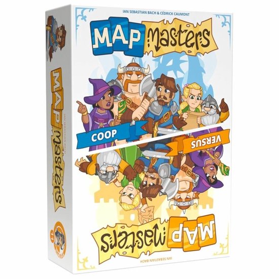 MapMasters - bordspel - 1 tot 5 spelers - EN/FR