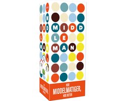 Tactic Middleman - Partyspel - Hoe Middelmatiger Hoe Beter - Origineel Familiespel - Denk als de Gemiddelde Speler - Hilarisch Gezelschapsspel - 3 tot 5 Spelers - Vanaf 10 Jaar