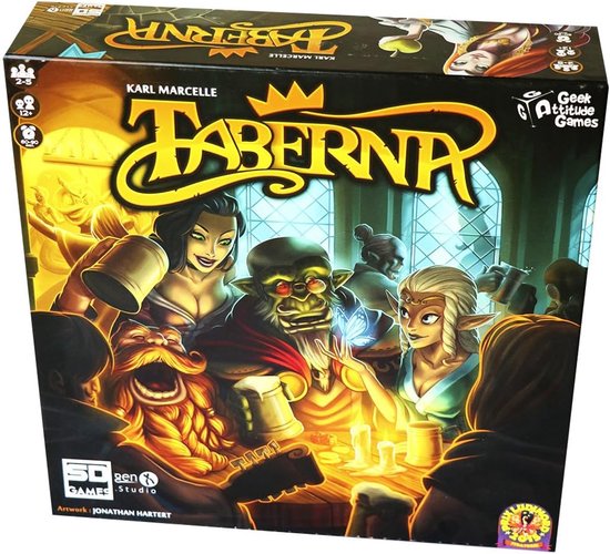 SnelShoppen - Bordspel Tavern, strategisch en tactisch spel voor 2-4 spelers, perfect voor feestjes, gezinnen en spelletjesavonden, vernieuwde Shogi e