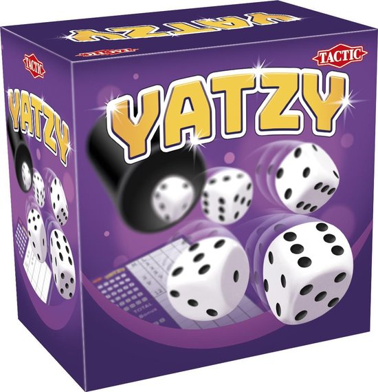 Tactic Yatzy – Dobbelspel – Klassiek Familiespel – Met Dobbelbeker en QR Uitleg – Vanaf 5 Jaar – 2 of Meer Spelers