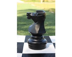 Ubergames - Schaakstuk - Paard 45 cm - Zwart - Geschikt Voor Ubergames Schaakspel