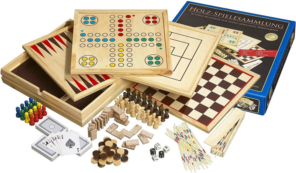 Philos Houten Spellenverzameling 10
