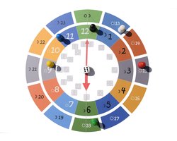 Clockgame: Klokkijken en dobbel tijd - educatief spelgoed - bordspel - dobbelspellen