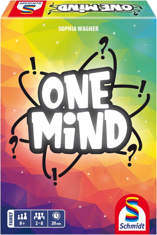 Schmidt® - One Mind - Coöperatief partyspel - Woordspel met associaties - vanaf 8 jaar - 3-8 spelers