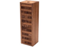 Blokkentoren – Handgemaakt Houten Stapelspel in Jenga-Stijl | Spannend Gezelschapsspel voor Jong & Oud | Perfect Cadeau Tip | Uit de Oude Doos