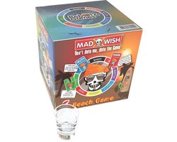 Madwish Summer Game - Beach - Truth or Dare - do or drink - drankspel - spelletjes voor volwassenen - bordspel - shotglaasje inbegrepen.