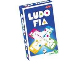 Tactic Ludo – Bordspel – Compacte Editie – Klassiek Familiespel – Vanaf 5 Jaar – 2 tot 4 Spelers
