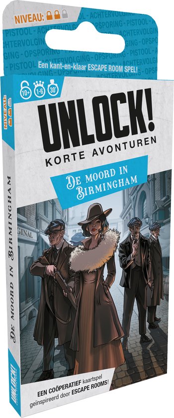 Unlock! Korte Avonturen - De moord in Birmingham - Nederlandstalig Kaartspel
