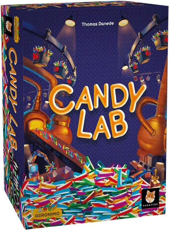 Candy Lab - Geronimo Games - Bordspel - Vanaf 8 jaar oud - van 2 tot 4 spelers