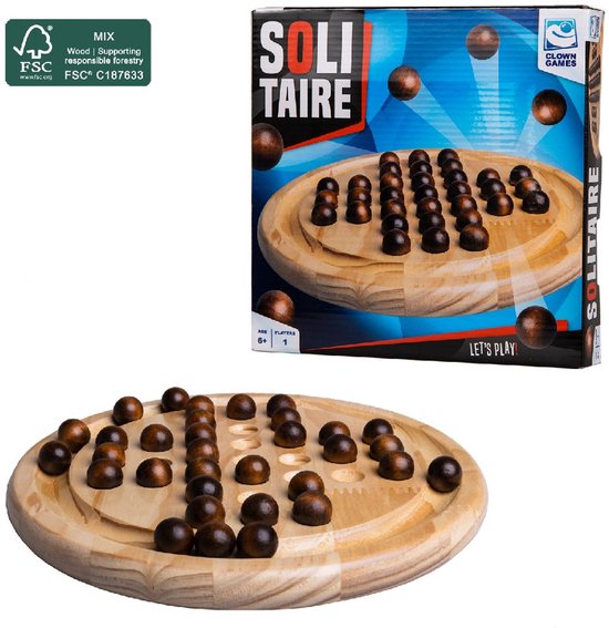 Clown Games - Solitaire - Hout - FSC-gecertificeerd