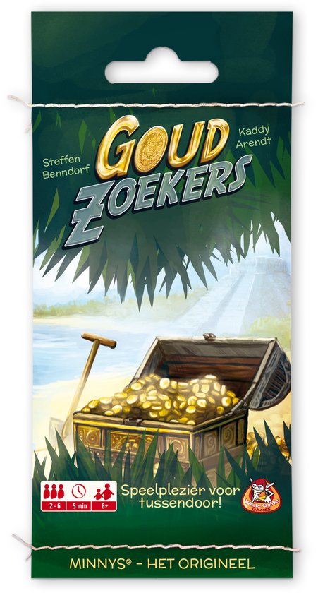 White Goblin Games - Minnys: Goudzoekers - familiespel - 2 tot 4 spelers - 10 minuten - Vanaf 8 jaar