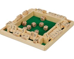Shut the box - voor 4 spelers - 8 dobbelstenen